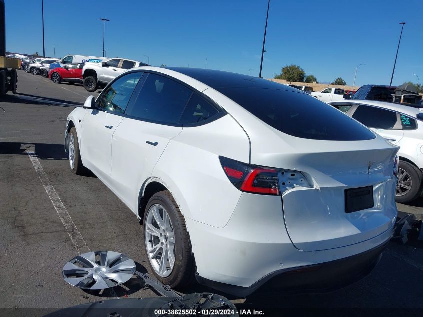 2021 TESLA MODEL Y LONG RANGE DUAL MOTOR ALL-WHEEL DRIVE - 5YJYGDEE7MF096470