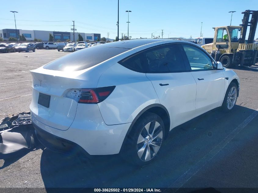 2021 TESLA MODEL Y LONG RANGE DUAL MOTOR ALL-WHEEL DRIVE - 5YJYGDEE7MF096470