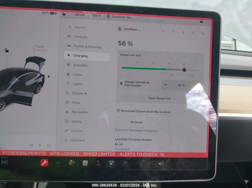 2020 TESLA MODEL 3 - 5YJ3E1EB5LF616779