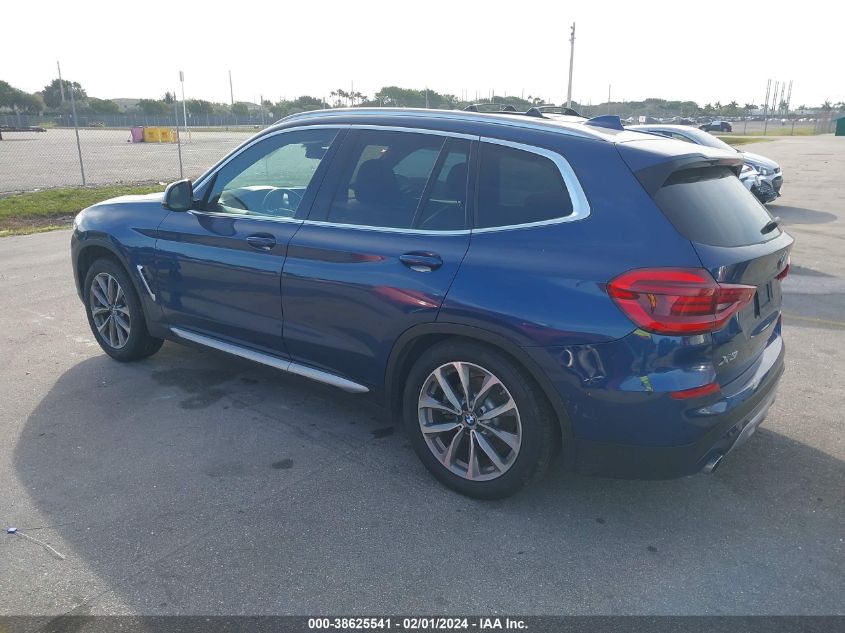 2019 BMW X3 SDRIVE30I - 5UXTR7C59KLR49033