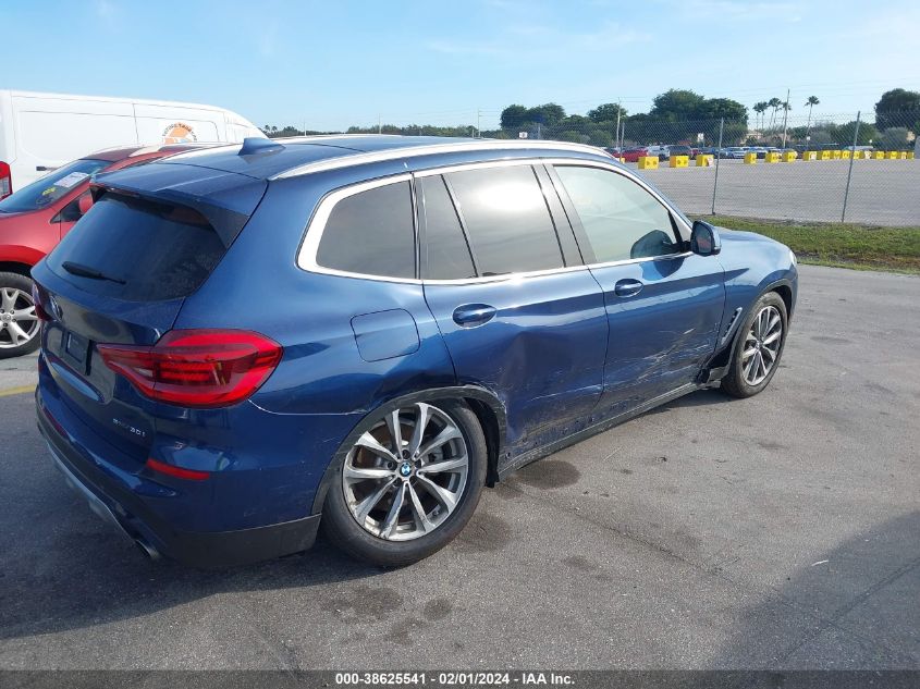 2019 BMW X3 SDRIVE30I - 5UXTR7C59KLR49033