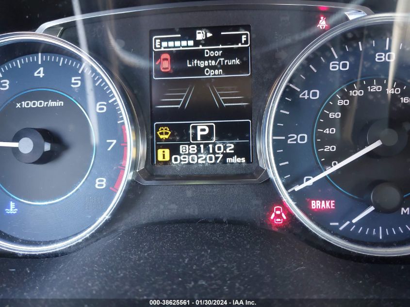 2016 SUBARU CROSSTREK 2.0I PREMIUM - JF2GPADC6GH341808
