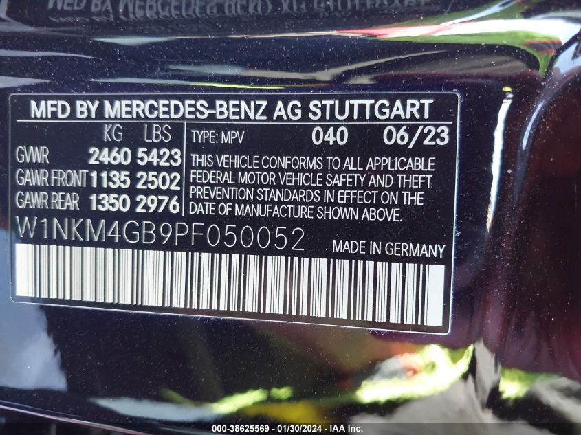 2023 MERCEDES-BENZ GLC 300 SUV - W1NKM4GB9PF050052