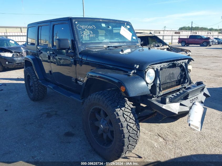2016 JEEP WRANGLER UNLIMITED SAHARA - 1C4BJWEG4GL258433