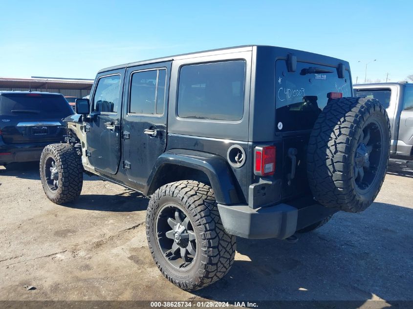 2016 JEEP WRANGLER UNLIMITED SAHARA - 1C4BJWEG4GL258433