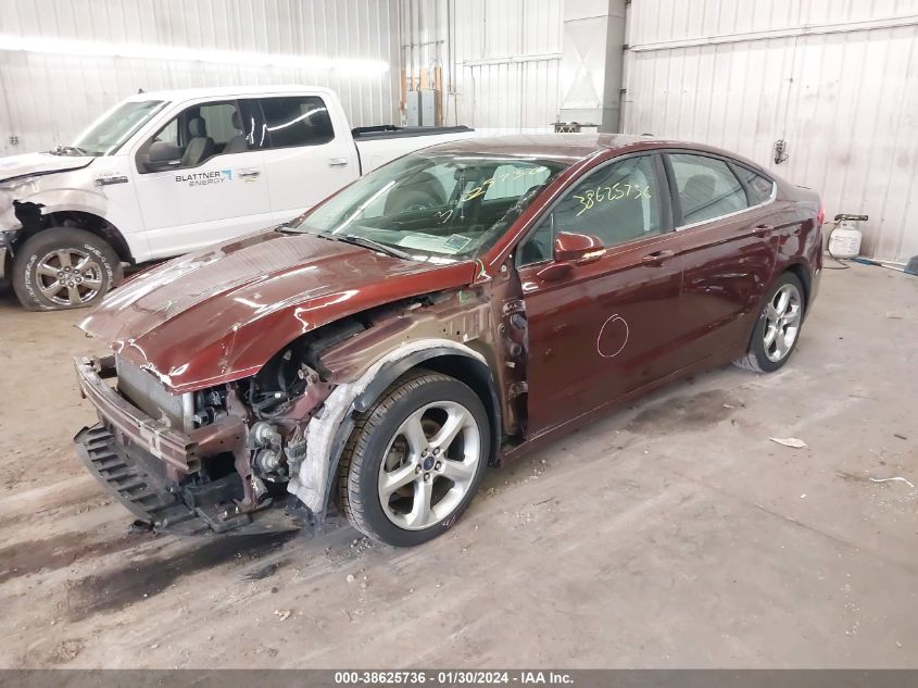 2016 FORD FUSION SE - 3FA6P0HD5GR390798
