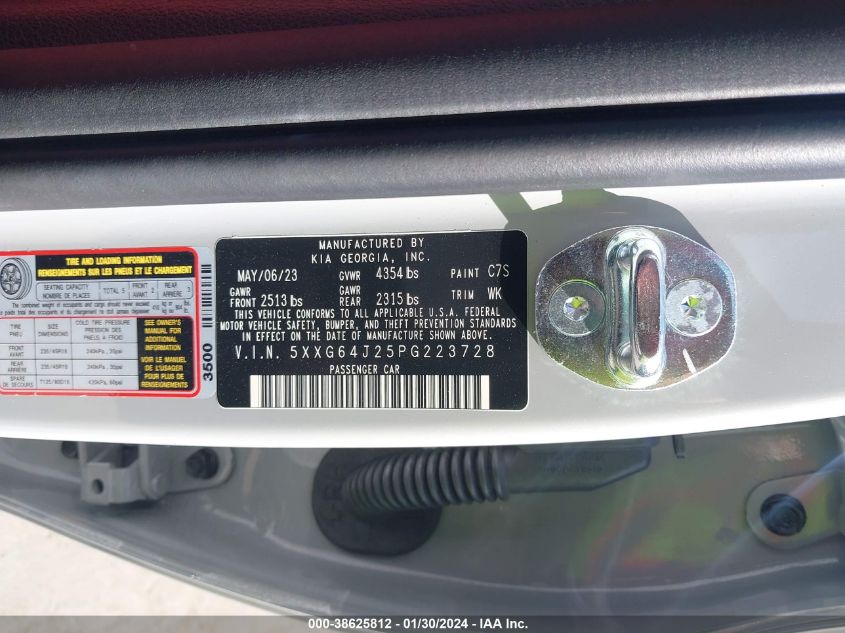 2023 KIA K5 GT-LINE - 5XXG64J25PG223728
