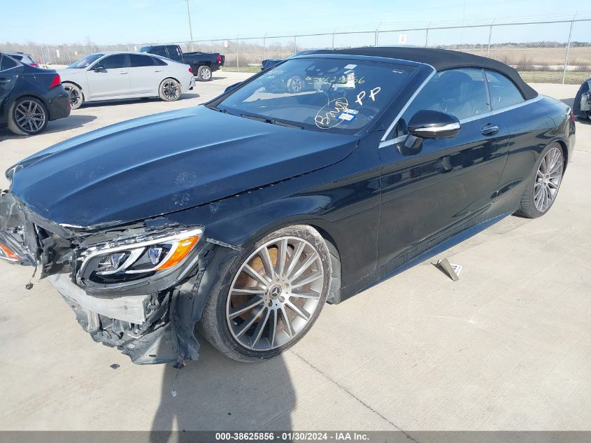 2017 MERCEDES-BENZ S 550 WDDXK8CB9HA019873