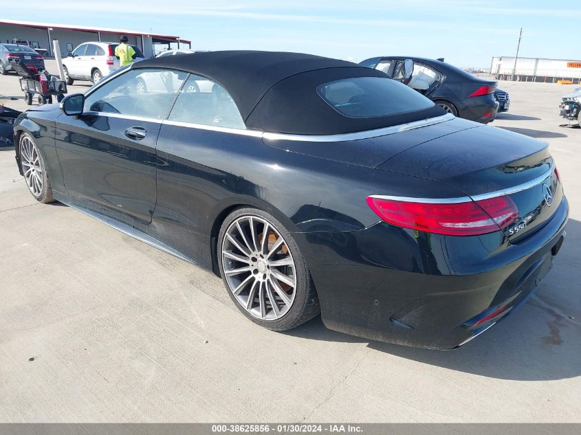2017 MERCEDES-BENZ S 550 WDDXK8CB9HA019873