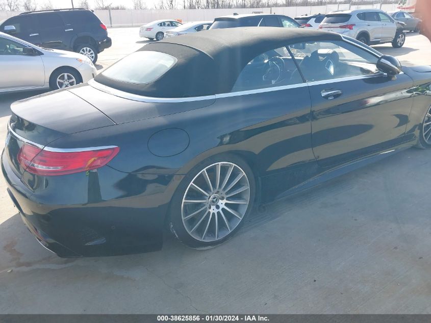 2017 MERCEDES-BENZ S 550 WDDXK8CB9HA019873