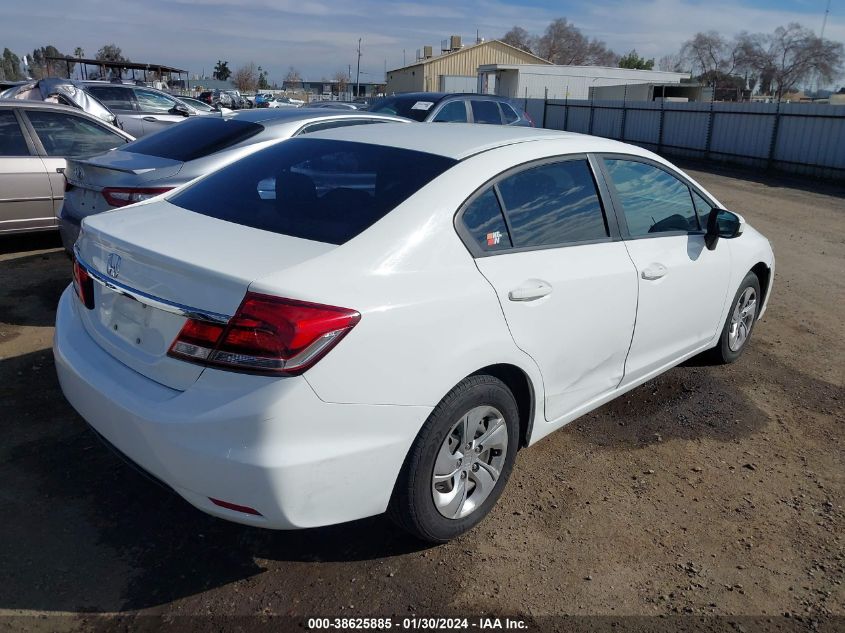 2015 HONDA CIVIC LX - 19XFB2F51FE244730
