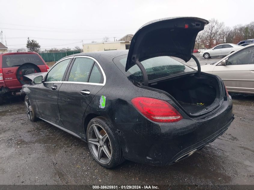 2016 MERCEDES-BENZ C 300 4MATIC/LUXURY 4MATIC/SPORT 4MATIC - 55SWF4KBXGU134121