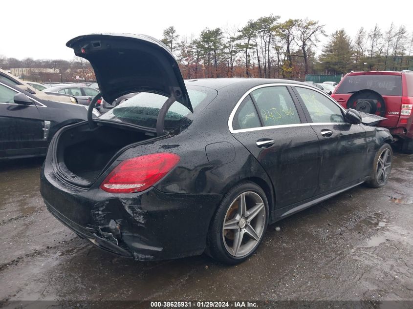 2016 MERCEDES-BENZ C 300 4MATIC/LUXURY 4MATIC/SPORT 4MATIC - 55SWF4KBXGU134121