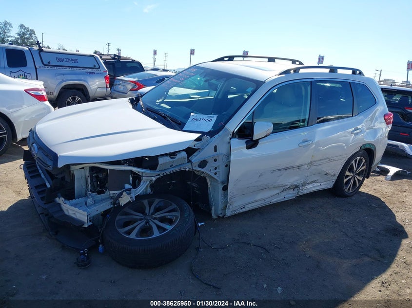 VIN JF2SKAPC5NH505180 2022 SUBARU FORESTER LIMITED