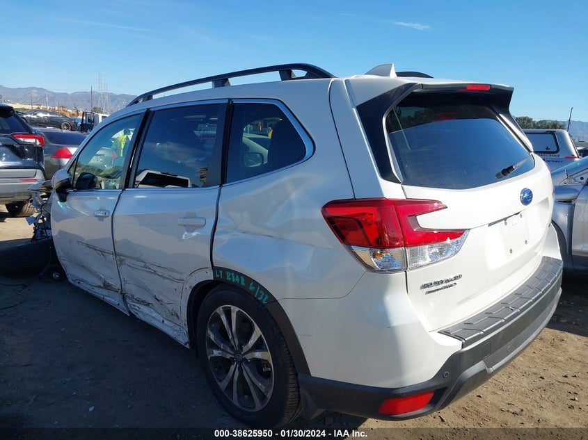 VIN JF2SKAPC5NH505180 2022 SUBARU FORESTER LIMITED