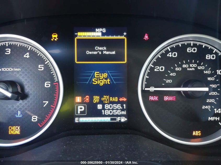 VIN JF2SKAPC5NH505180 2022 SUBARU FORESTER LIMITED