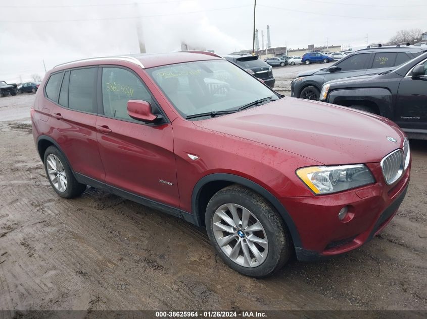 Lot #2534661599 2014 BMW X3 XDRIVE28I salvage car