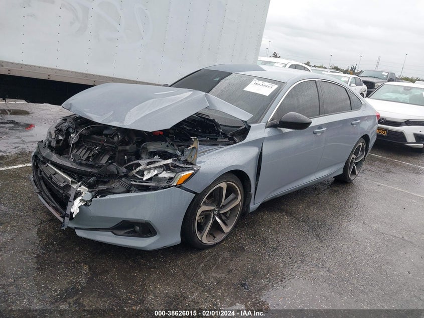 VIN 1HGCV1F31MA098043 2021 HONDA ACCORD SPORT