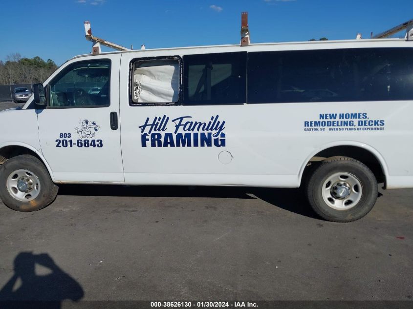 2013 CHEVROLET EXPRESS 3500 LT 1GAZG1FG0D1171093
