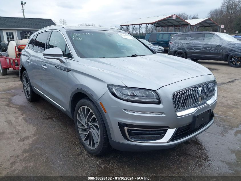 2020 LINCOLN NAUTILUS RESERVE - 2LMPJ8KP5LBL25721