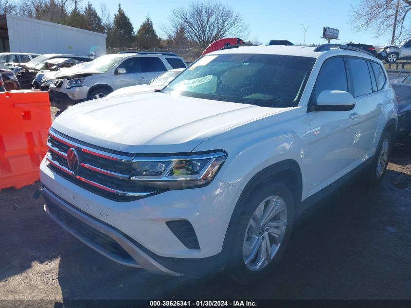 2021 VOLKSWAGEN ATLAS SE - 1V2WR2CA6MC593169