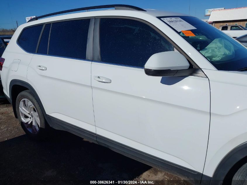 2021 VOLKSWAGEN ATLAS SE - 1V2WR2CA6MC593169