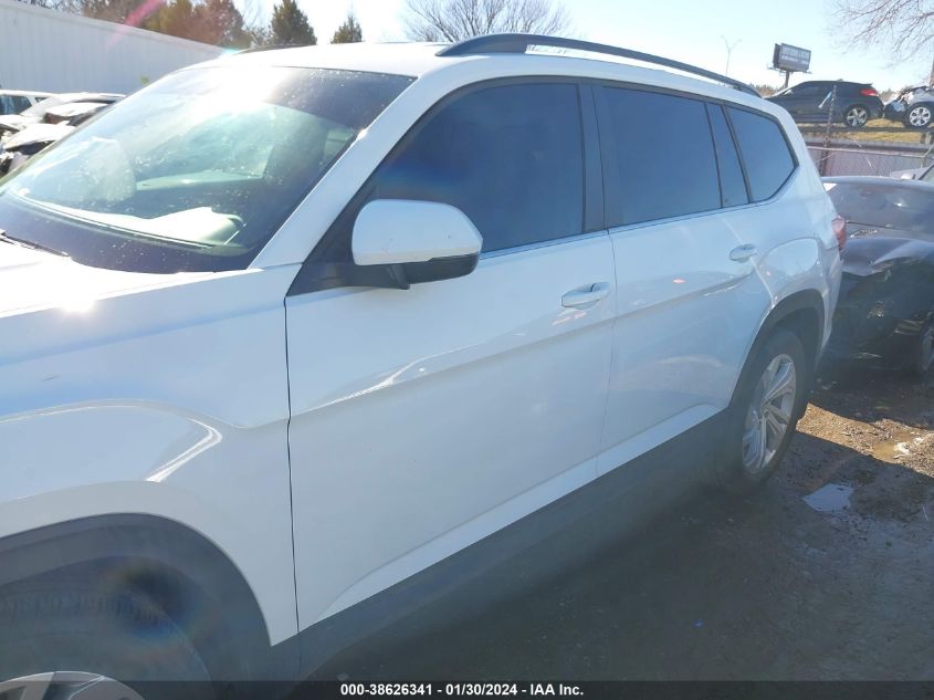 2021 VOLKSWAGEN ATLAS SE - 1V2WR2CA6MC593169