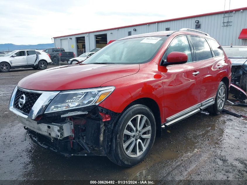 2014 NISSAN PATHFINDER SL - 5N1AR2MM3EC688225
