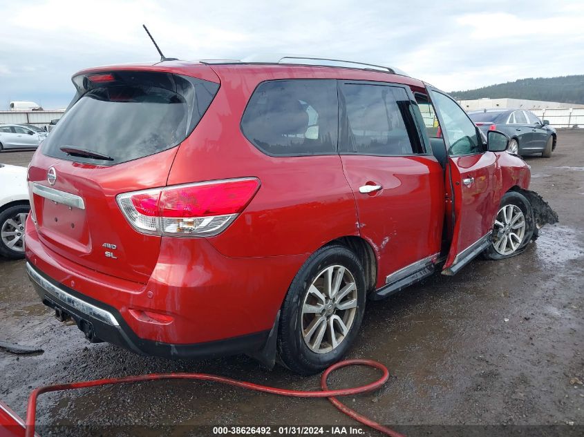 2014 NISSAN PATHFINDER SL - 5N1AR2MM3EC688225