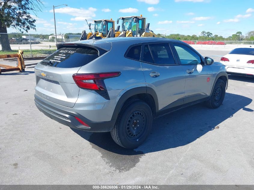 2024 CHEVROLET TRAX FWD SP - KL77LFE20RC045337