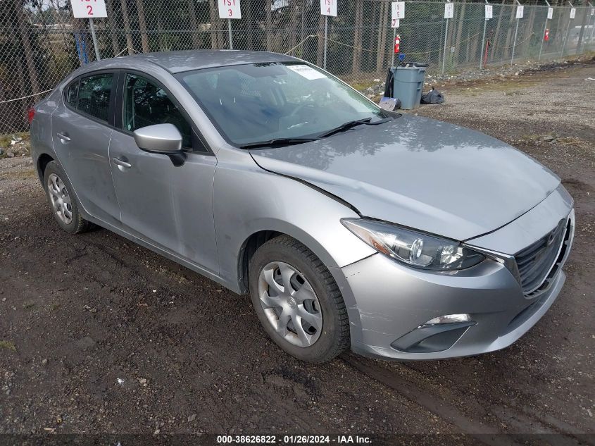 2015 MAZDA MAZDA3 I SPORT - 3MZBM1U78FM167932