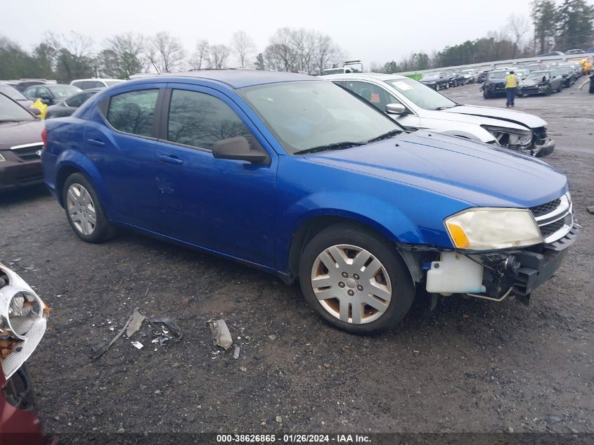 2013 DODGE AVENGER SE - 1C3CDZAB3DN622305