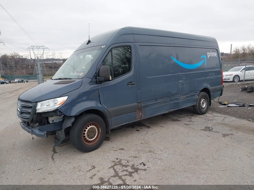 VIN WD4PF1CD1KP148434 2019 MERCEDES-BENZ SPRINTER 2500 HIGH ROOF V6