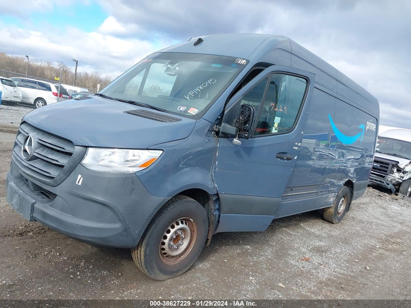 VIN WD4PF1CD1KP148045 2019 MERCEDES-BENZ SPRINTER 2500 HIGH ROOF V6