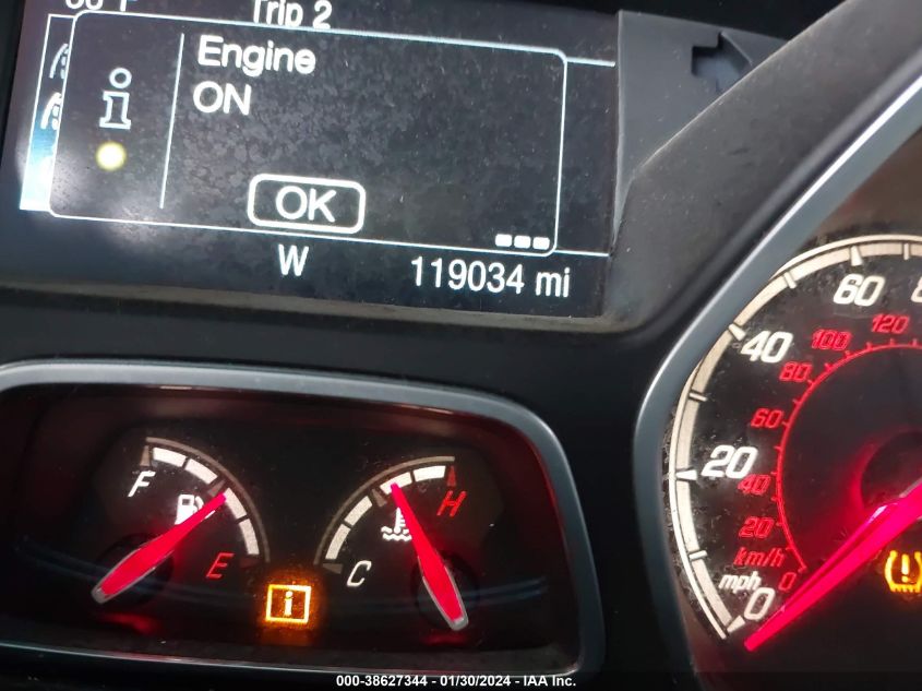 2014 FORD FOCUS ST - 1FADP3L99EL289562