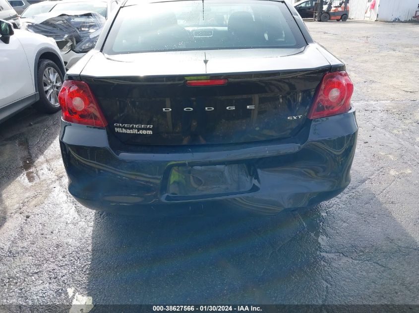2013 DODGE AVENGER SXT - 1C3CDZCB3DN707769