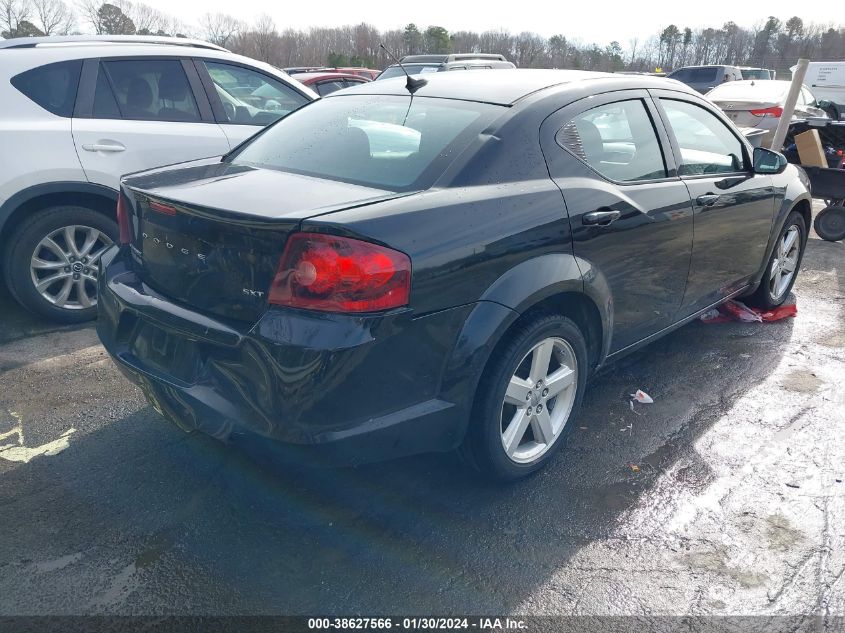 2013 DODGE AVENGER SXT - 1C3CDZCB3DN707769