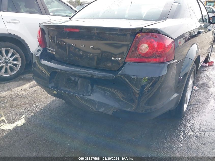 2013 DODGE AVENGER SXT - 1C3CDZCB3DN707769