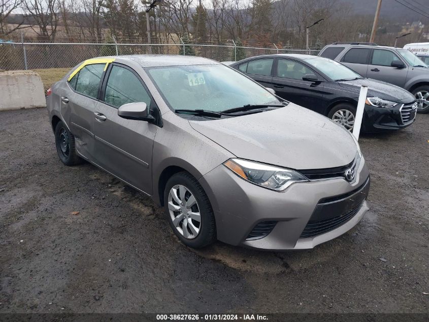 2016 TOYOTA COROLLA LE - 2T1BURHE0GC559338