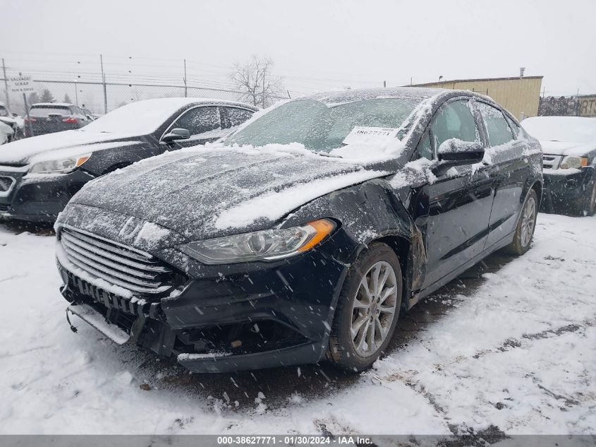 2017 FORD FUSION SE - 3FA6P0H71HR404272