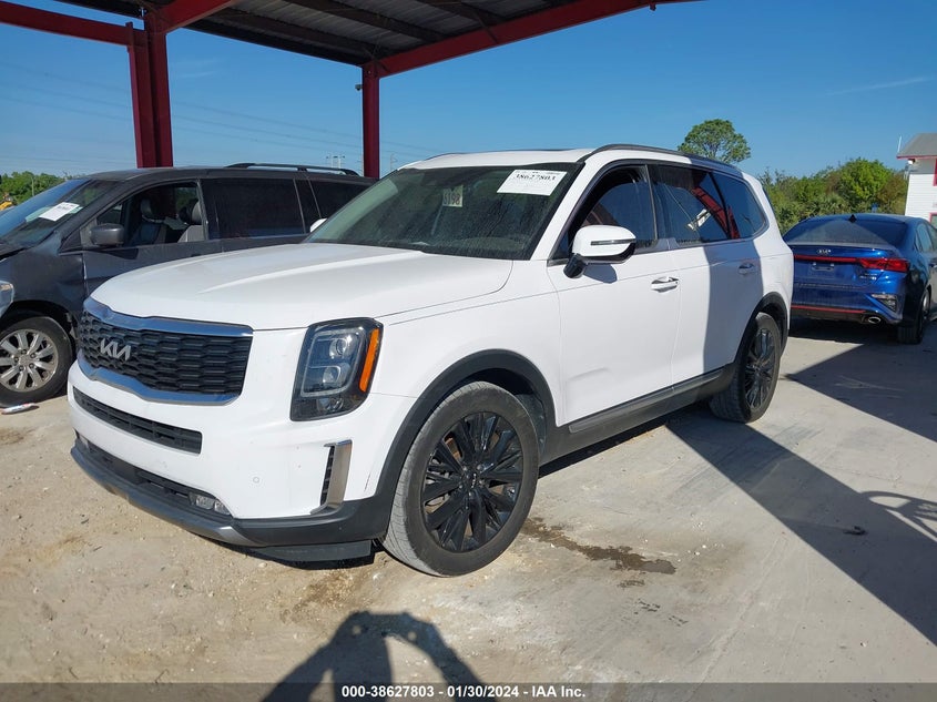 VIN 5XYP54HC2NG202233 2022 KIA TELLURIDE SX