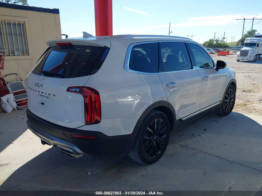 VIN 5XYP54HC2NG202233 2022 KIA TELLURIDE SX
