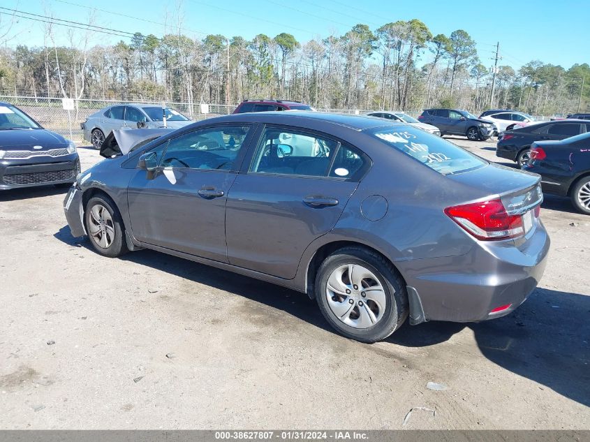 2014 HONDA CIVIC LX - 2HGFB2F5XEH552872
