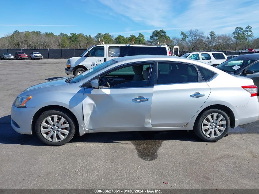 2013 NISSAN SENTRA S/SV/SR/SL - 3N1AB7AP1DL708756