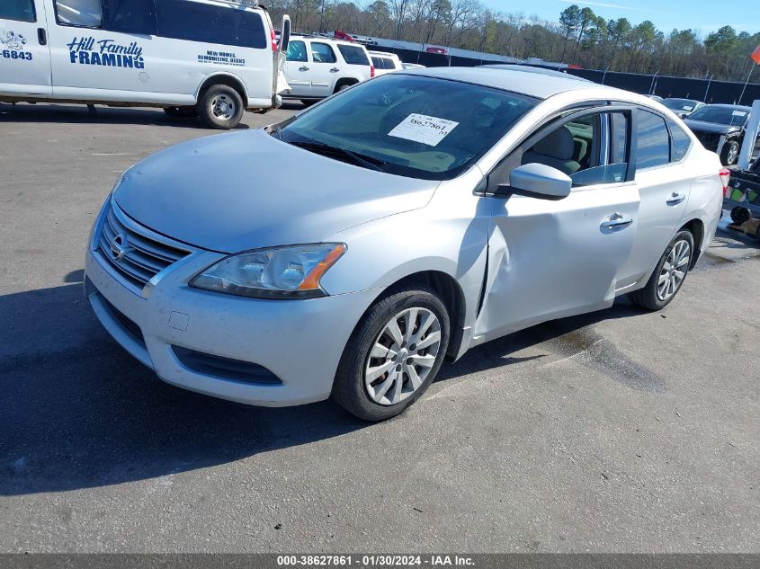 2013 NISSAN SENTRA S/SV/SR/SL - 3N1AB7AP1DL708756