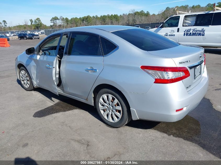 2013 NISSAN SENTRA S/SV/SR/SL - 3N1AB7AP1DL708756