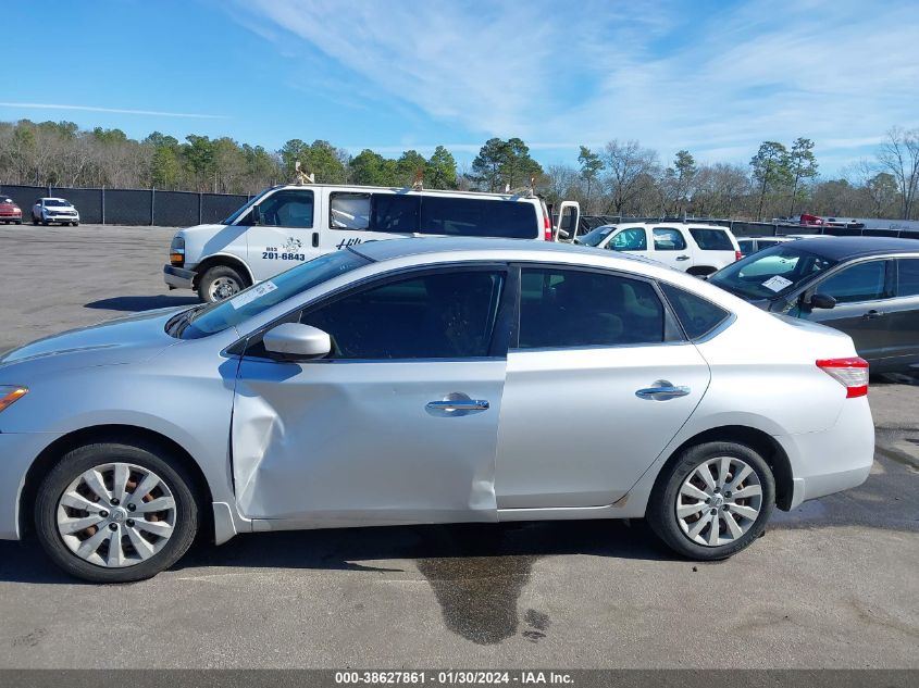 2013 NISSAN SENTRA S/SV/SR/SL - 3N1AB7AP1DL708756