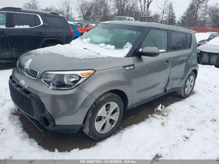 2016 KIA SOUL - KNDJN2A22G7321184
