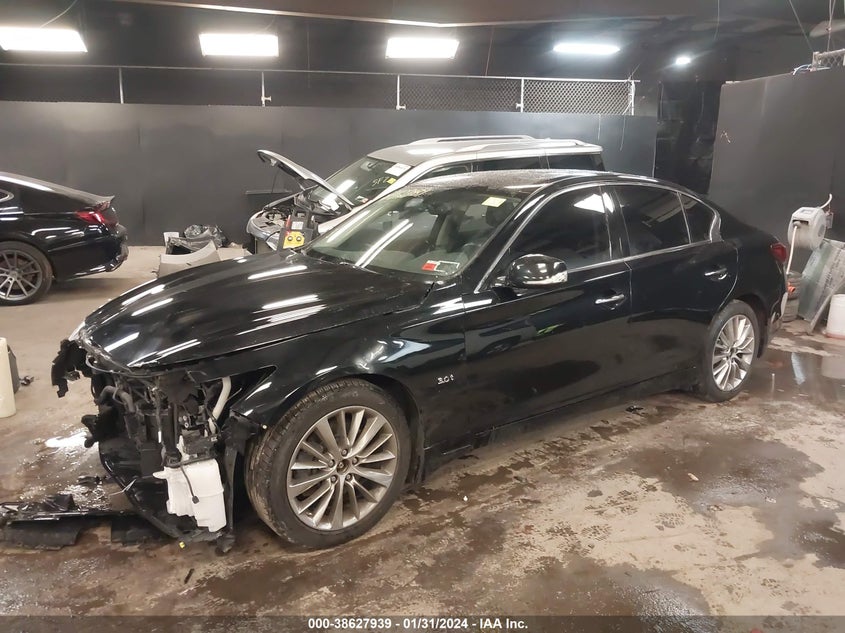 VIN JN1EV7AR2KM553941 2019 INFINITI Q50 3.0T LUXE