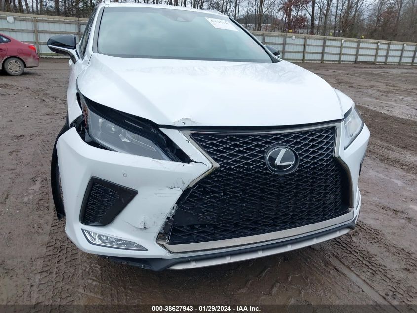 2022 LEXUS RX 350 F SPORT HANDLING - 2T2YZMDA8NC327628